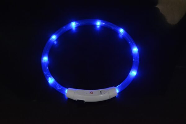 Dog luminous collar luminous pet collar USB charging neck ring LED luminous dog collar – Image 10