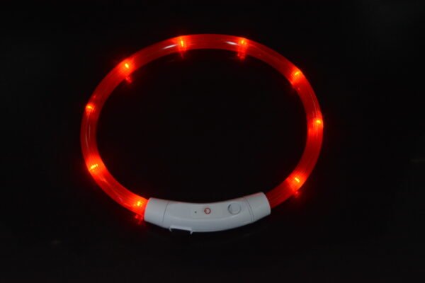 Dog luminous collar luminous pet collar USB charging neck ring LED luminous dog collar – Image 9