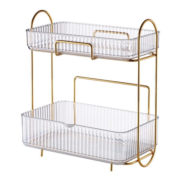 Double Layer Cup Shelf Desktop Storage Box – Image 9