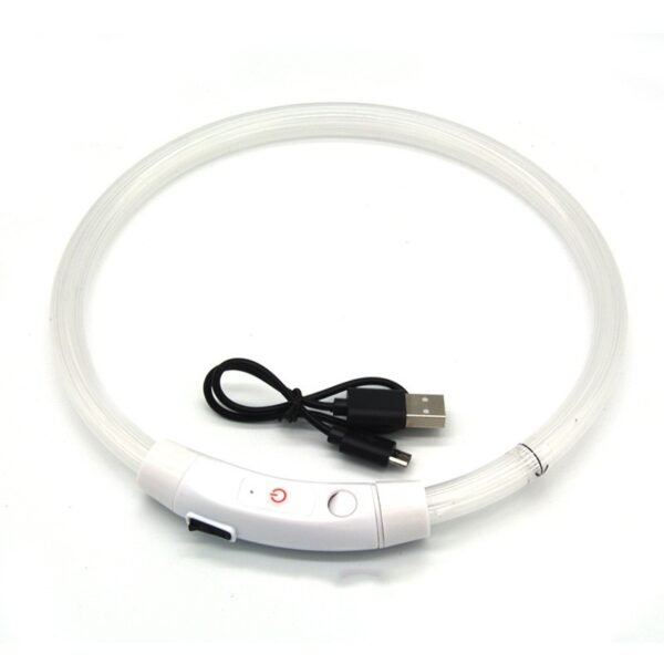 Dog luminous collar luminous pet collar USB charging neck ring LED luminous dog collar – Image 7