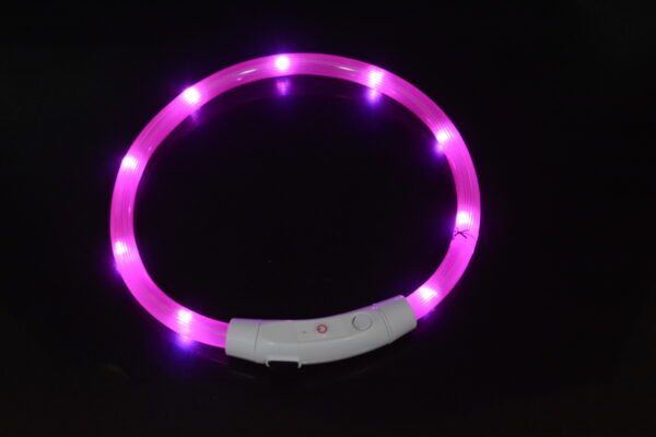 Dog luminous collar luminous pet collar USB charging neck ring LED luminous dog collar – Image 12