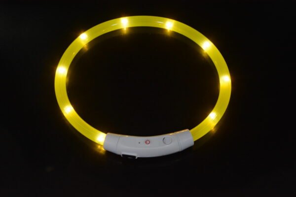 Dog luminous collar luminous pet collar USB charging neck ring LED luminous dog collar – Image 14