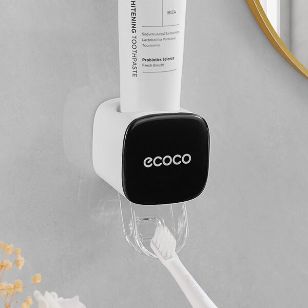 Wall - mounted Automatic Dust - proof Toothpaste Dispenser for Adults and Children - Bathroom Accessories Set – Image 2