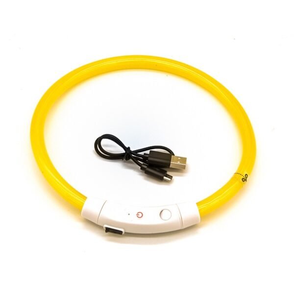 Dog luminous collar luminous pet collar USB charging neck ring LED luminous dog collar – Image 6