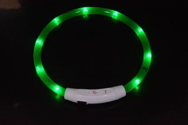 Dog luminous collar luminous pet collar USB charging neck ring LED luminous dog collar – Image 11