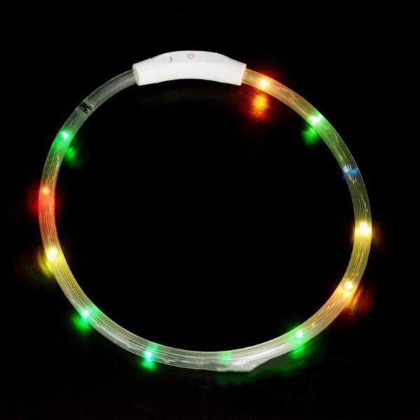 Dog luminous collar luminous pet collar USB charging neck ring LED luminous dog collar – Image 16